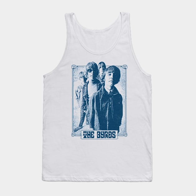 The Byrds  / Vintage Style Retro Fan Art Tank Top by DankFutura